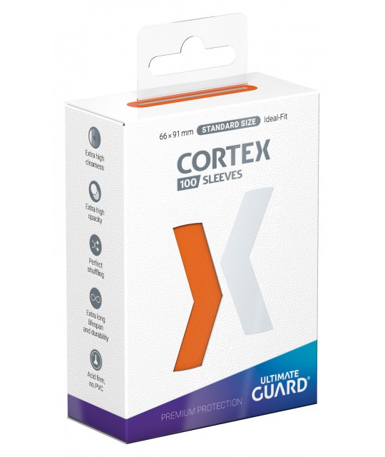 Ultimate Guard CORTEX Kaitsekiled Standard Suurus (100-ne pakk) Orange